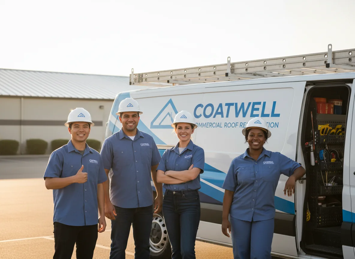 Commercial roof coating company in Minco, OK